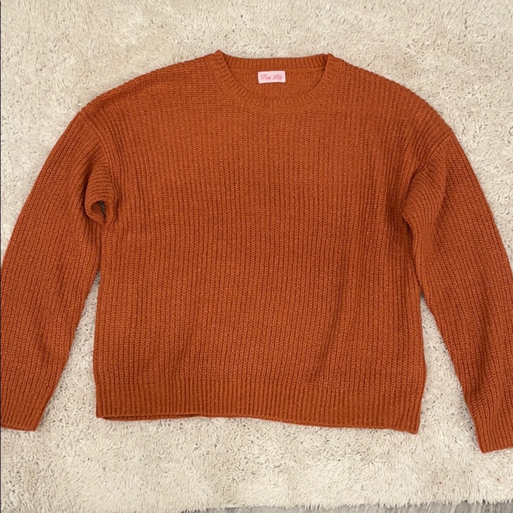 Pink Lily oversized sweater size M NWOT